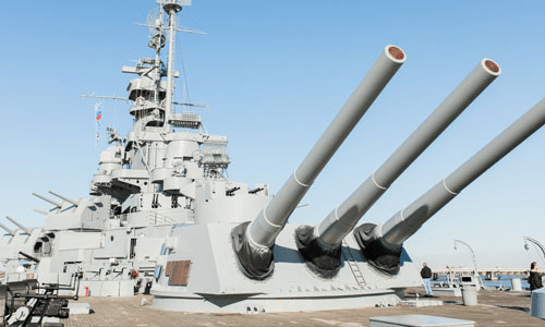 The USS Alabama Battleship Museum in Mobile, AL