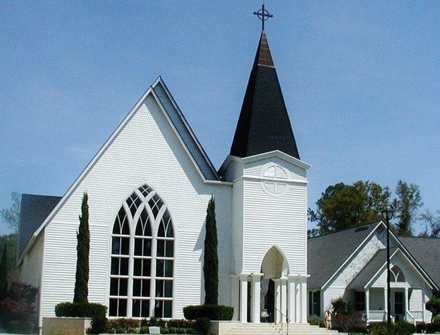 Historic Saint Francis at the Point Church in Point Clear, AL